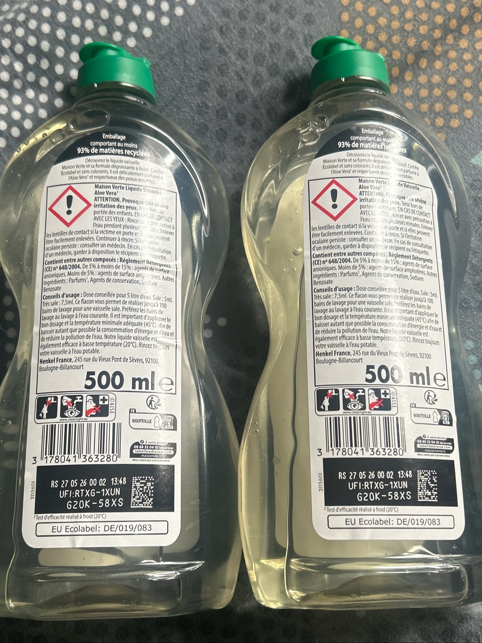 Green homemade dish liquid – photo 2